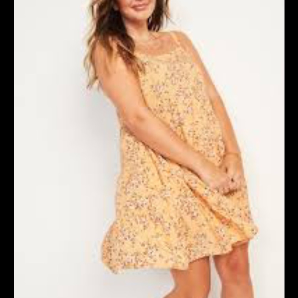 SOLD Old Navy Floral Swing Dress